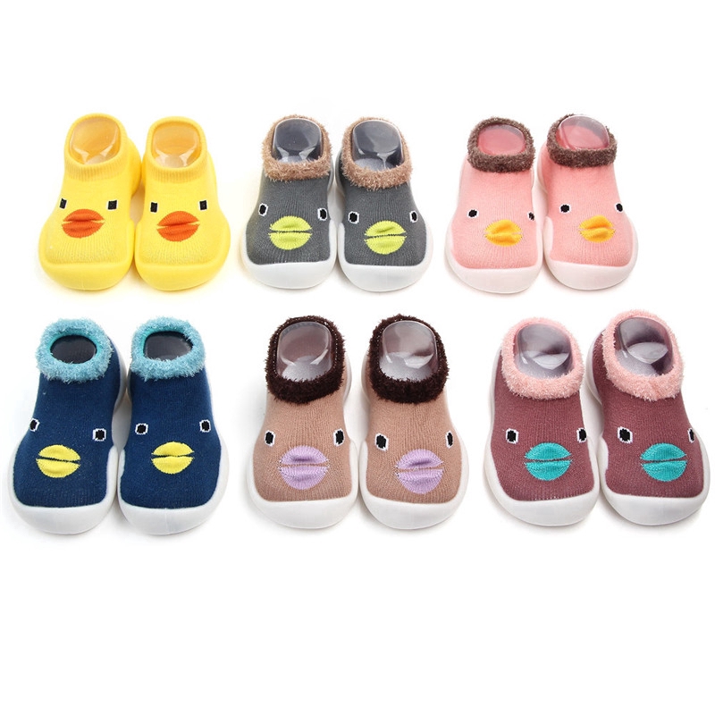 Giày đế cao su mềm chống trượt thoáng khí thời trang Hàn Quốc xinh xắn dành cho bé