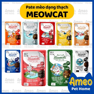 Pate mèo Meowcat gói 70g - Thức ăn ướt cho mèo nhiều vị lựa chọn - Ameo Pet Home