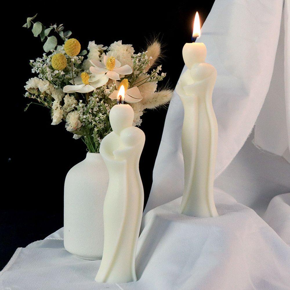 SUSANS Khuôn Làm Giá Đỡ Đèn Cầy Bằng Nhựa Epoxy Độc Đáo Trang Trí Nhà Cửa