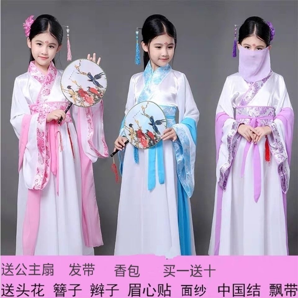 Bộ đồ hóa trang phong cách trung hoa xinh xắn cho bé gái