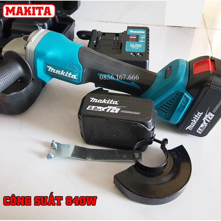 Máy Mài Pin Makita 72V Động cơ BL Motor Không Than - Pin 10 Cell, Máy cắt sắt, tường, gỗ - 100% Đồng {Sẵn Hàng-Gía Gốc}