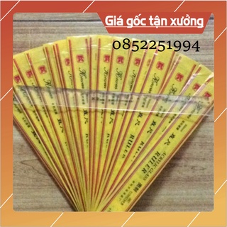 Thước kẻ nhựa trong suốt 20cm - 30cm