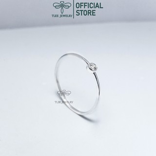 Nhẫn bạc Tlee, nhẫn Baby stone - TleeSilver