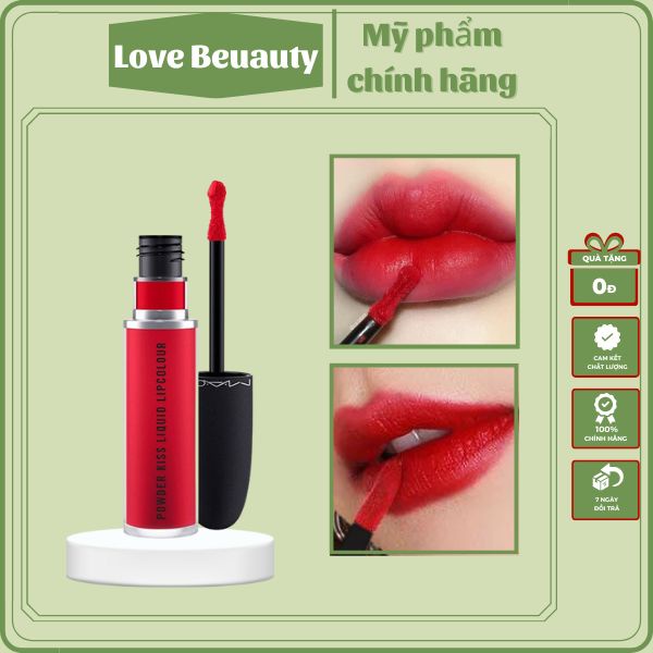 Kem Mac Màu 987 M-A-Csmash - Tone Đỏ Tươi