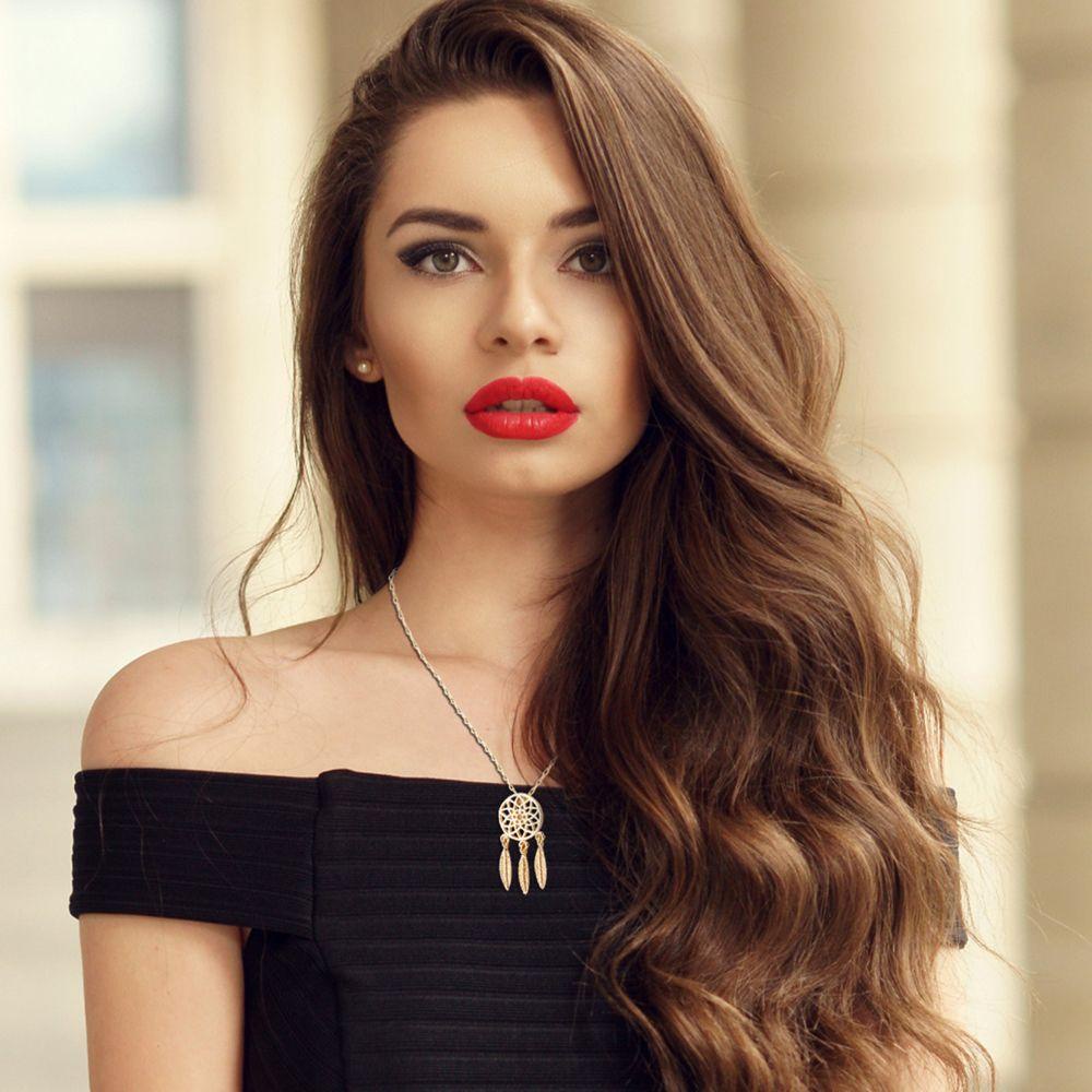 Vanes1 Vòng Cổ Choker Mặt Dreamcatcher Rỗng Thanh Lịch Làm Quà Tặng Cho Bạn Gái