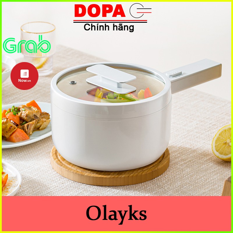 Chảo lẩu mini Olayks 2L men gốm chống dính cao cấp