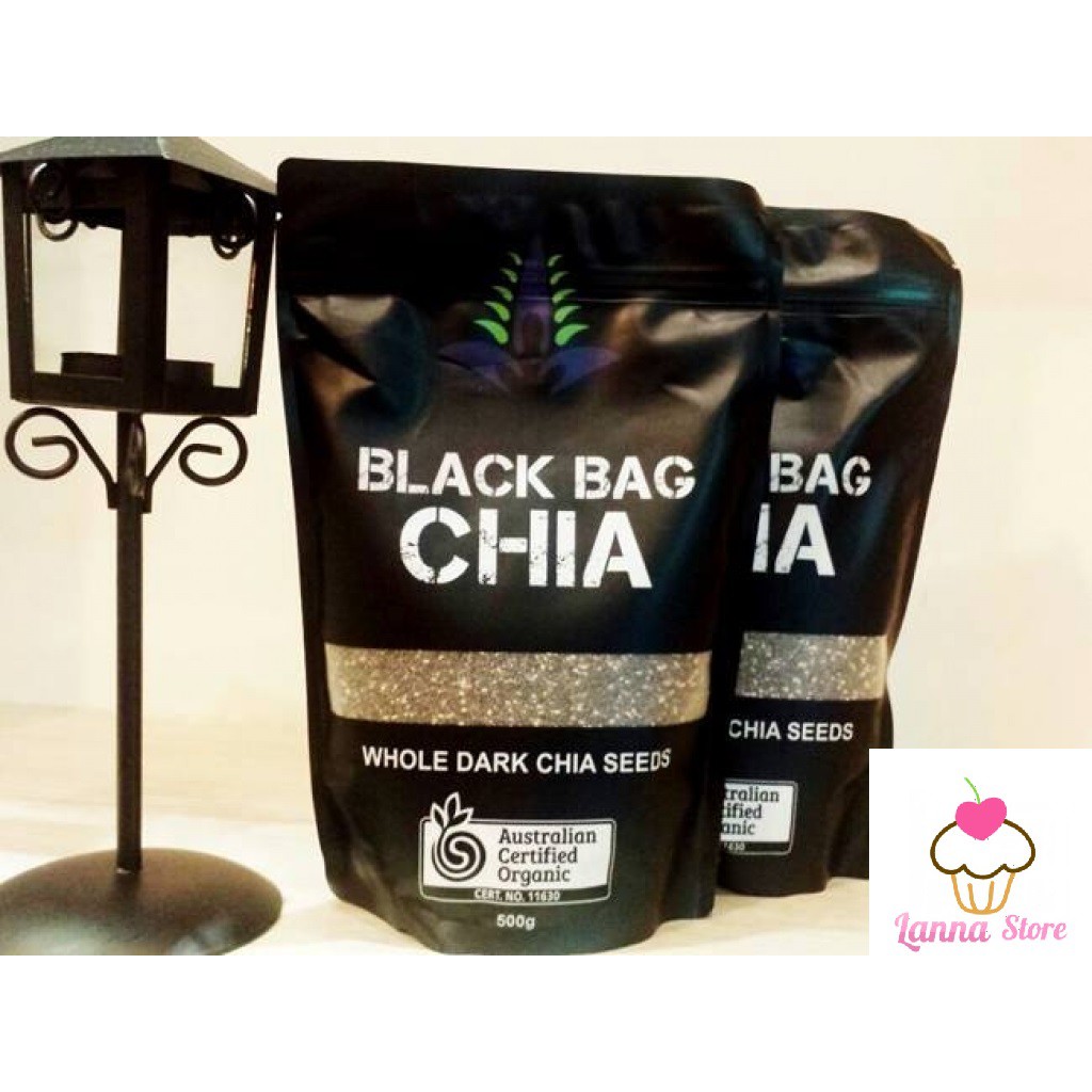 [CHÍNH HÃNG] HẠT CHIA SEEDS BLACK BAG CHIA ÚC GÓI 500g | BigBuy360 - bigbuy360.vn