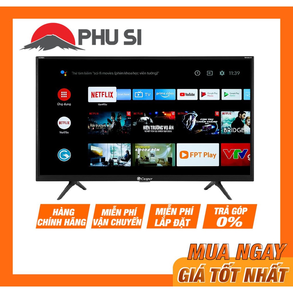 [MIỄN PHÍ GIAO HÀNG - LẮP ĐẶT]- 32HG5200- Smart Tivi Casper 32 inch 32HG5200