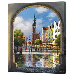 Tranh vải canvas không khung trang trí diy 40*50cmXZE760YX-1