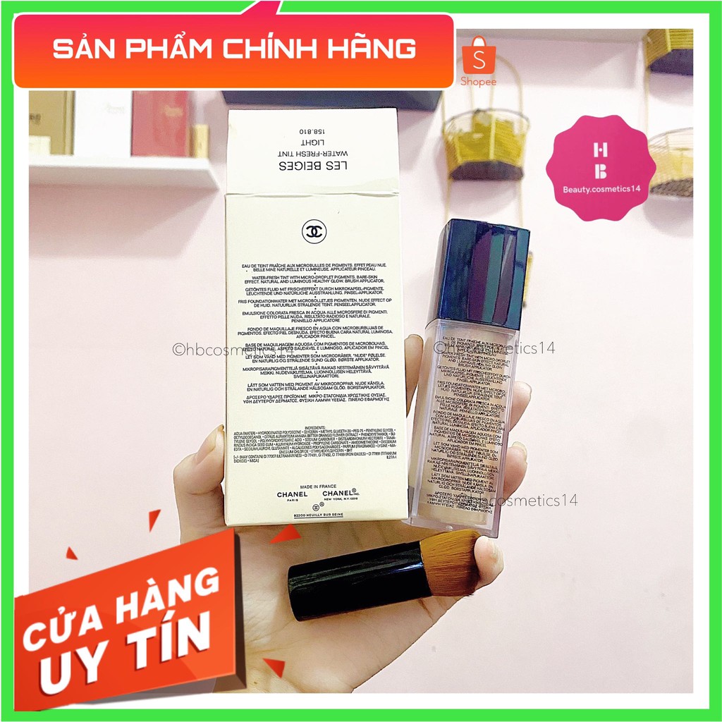 Kem Nền Chanel lé Beiges Eau de Teint Water-fresh Tint Medium Light 30ml | BigBuy360 - bigbuy360.vn