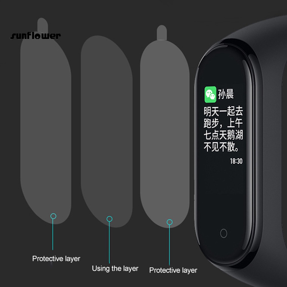 3 Miếng dán chống trầy HD cho Xiaomi Mi Band 4