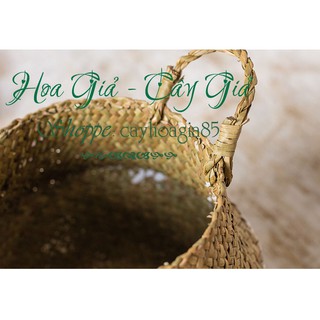 Giỏ mây _ Trồng cây cắm hoa trang trí