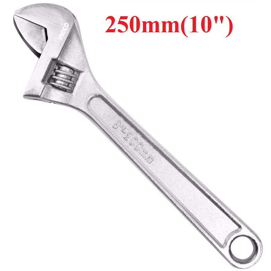 Mỏ lết mạ chrome Ingco 10&quot;/250mm - HADW131102