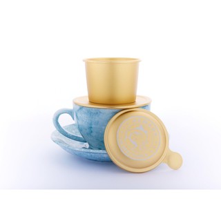 Phin cà phê nhôm cao cấp Hemera (Màu vàng)