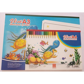 Vở vẽ Hồng Hà A4/A3