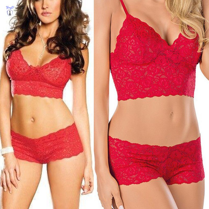 Set áo ngực và quần lót ren quyến rũ cho nữ | BigBuy360 - bigbuy360.vn