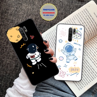 Ốp lưng Xiaomi Redmi Note 8 pro - Redmi 9 - Redmi Note 8 - Redmi 8 - in hình phi hành gia nền đen và trắng