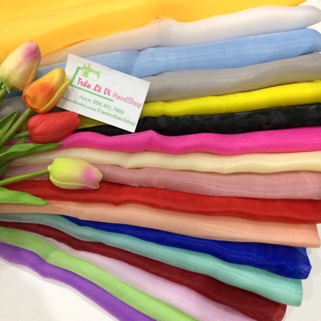 #V15🌈 VẢI VOAN KÍNH CAO CẤP MAY ĐỒ CHO DOLL, OBITSU, DIY, HANDMADE, QUILTING, SCRUNCHIES