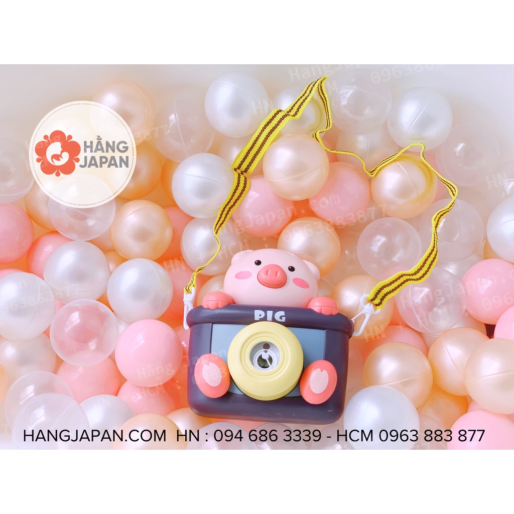 Đồ chơi máy ảnh tạo bong bóng Umoo UM-1076 cho bé hình  heo con ngộ nghĩnh