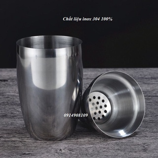 Bình lắc inox, bình shaker 350ml - 550ml - 750ml
