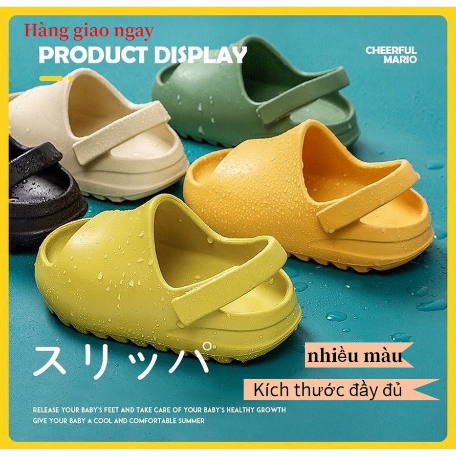 Sandal Đi Biển Chống Trượt Đơn Giản Thời Trang Cho Trẻ Em