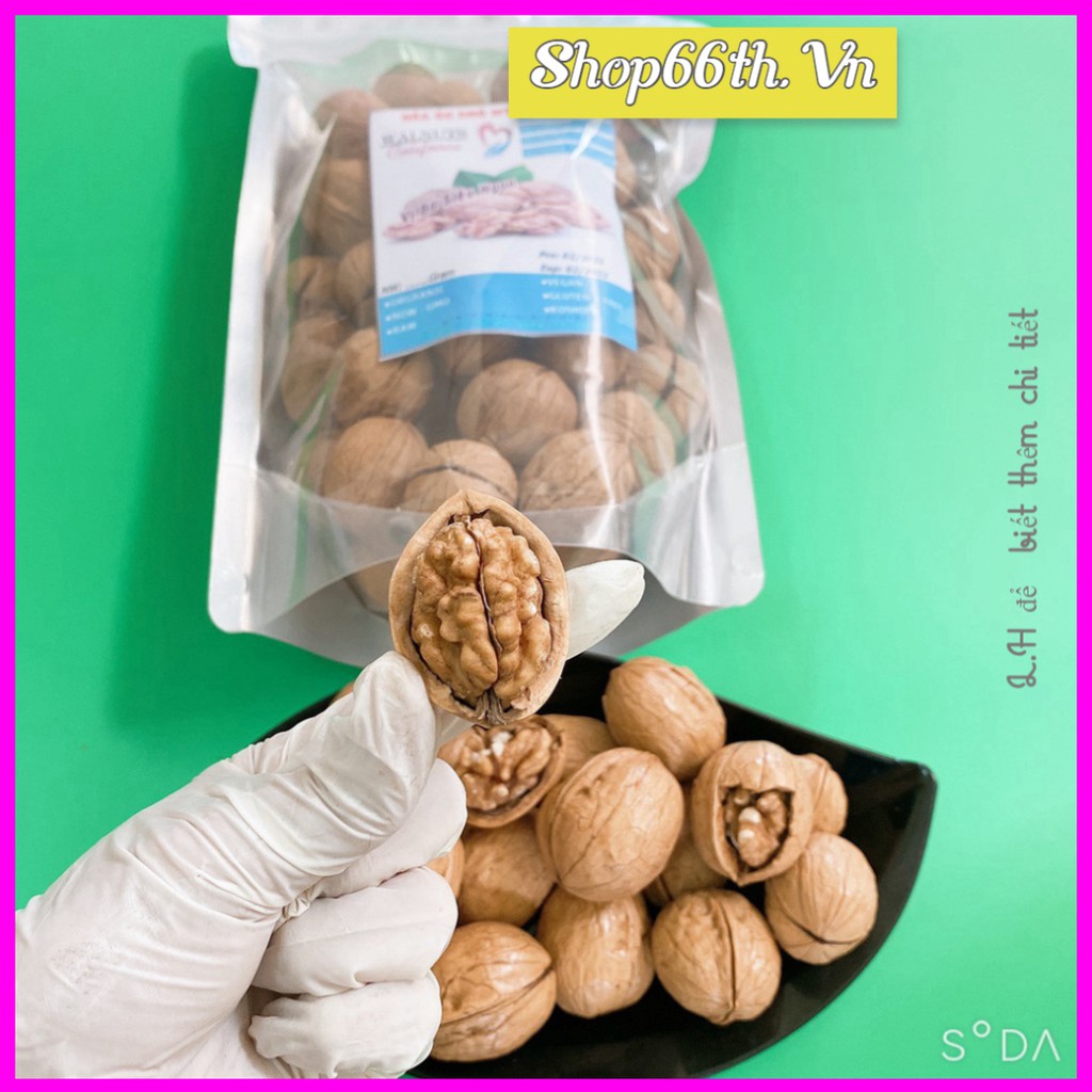 Hạt Óc chó Mỹ rang bơ 500G ♥(Loại 1)♥ Quả óc chó chín ăn ngay