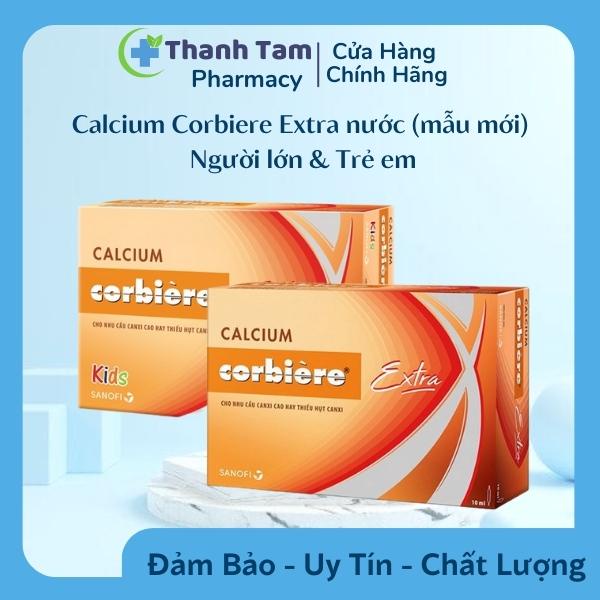 Canxi nước Corbiere của Pháp bổ sung canxi cho người lớn và trẻ em