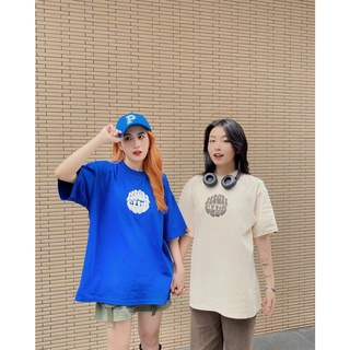 Áo thun nữ form rộng Guguno cotton cổ tròn in basic