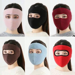 [ hàng loại đẹp] Khẩu trang ninja 2 in 1 có kính Lót nỉ Chống bụi, mưa gió lạnh chống nắng cực tốt cực ấm mềm mịn