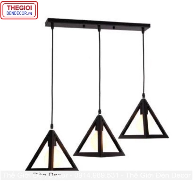 Đèn thả trang trí hình chóp,tam giác