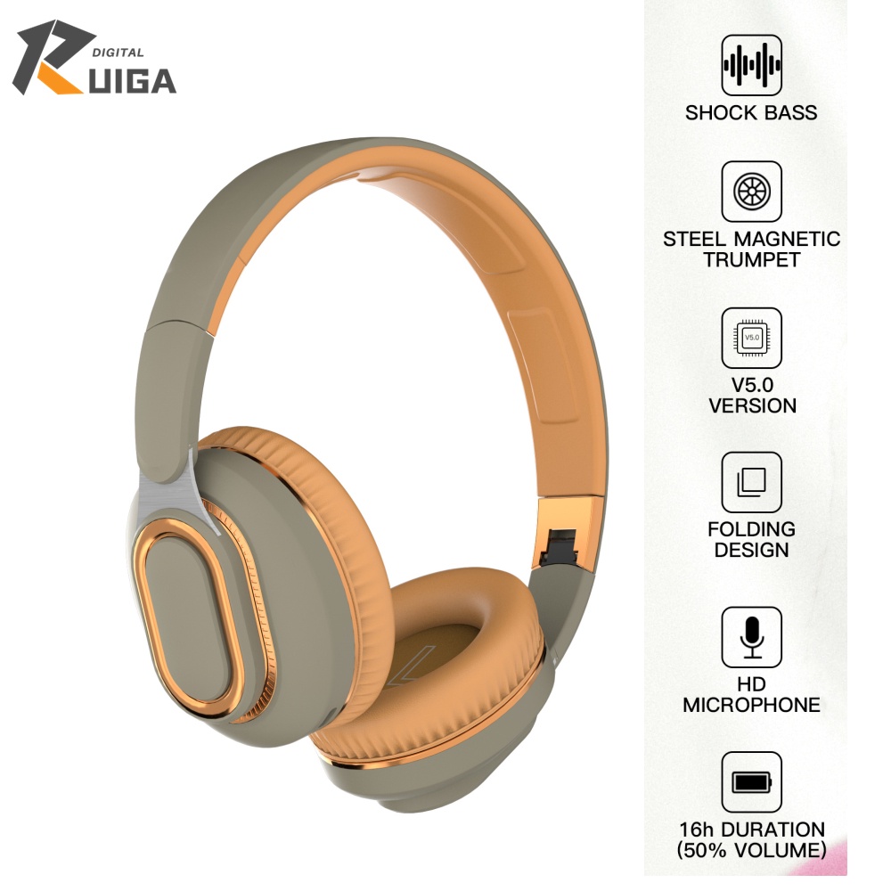 Tai Nghe Bluetooth Không Dây H7 Phong Cách Mới Có Thể Gấp Gọn Kèm Mic Loại