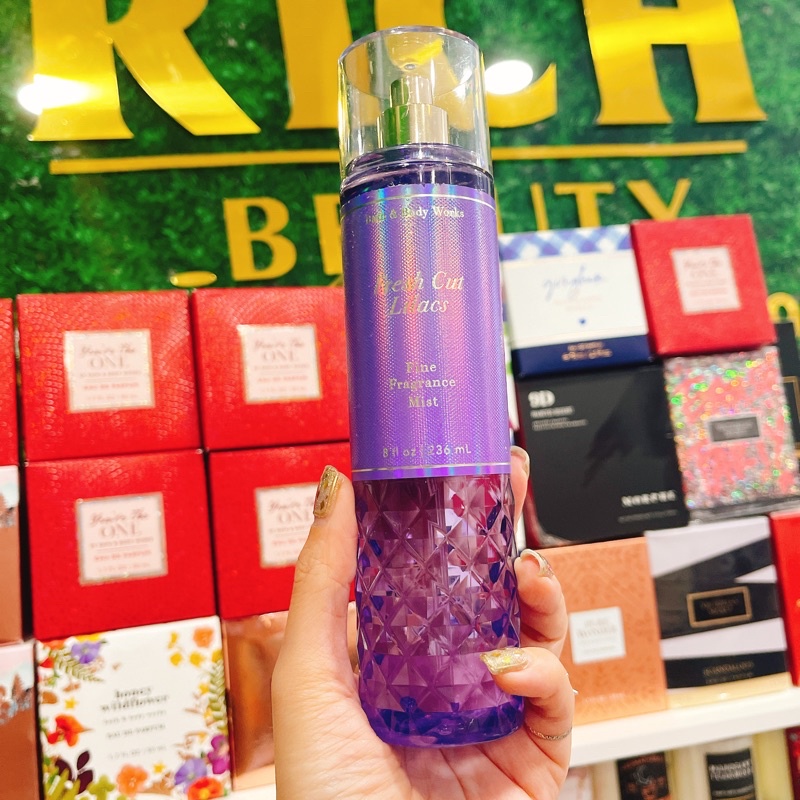 FRESH CUT LILACS - Xịt Thơm Toàn Thân Body Mist Bath &amp; Body Works Usa