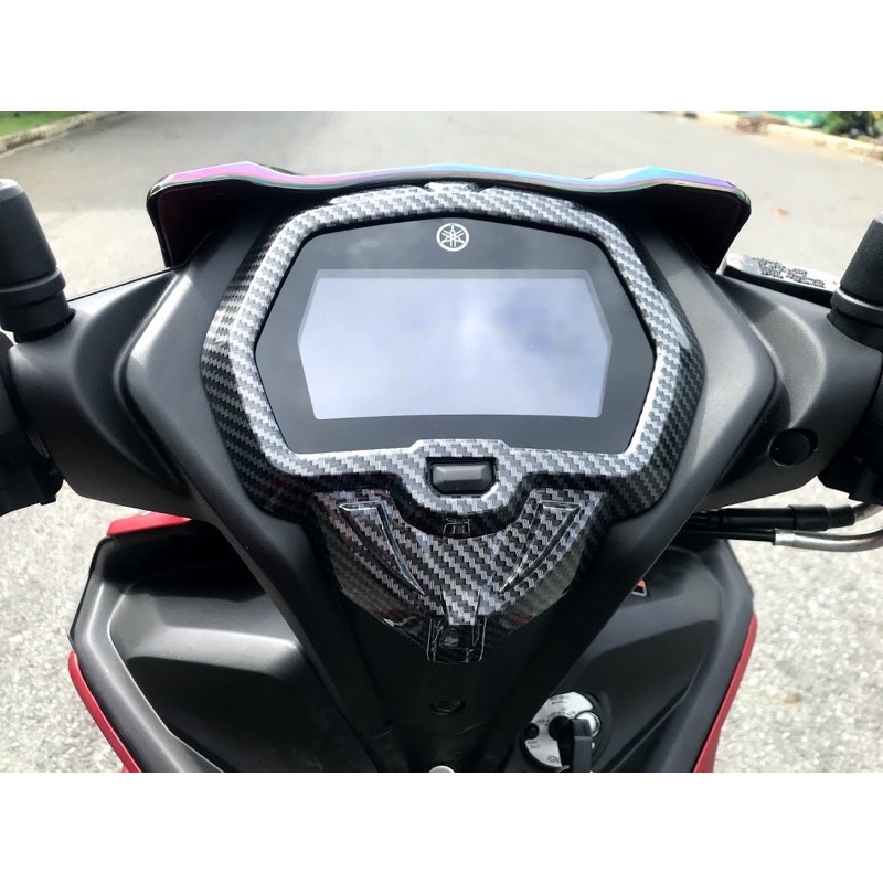 Ốp viền đồng hồ Exciter 155 2021 cacbon