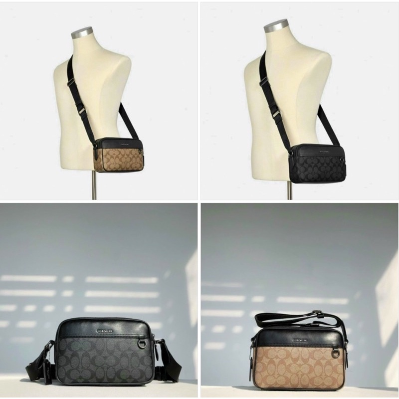 TÚI ĐEO CHÉO NAM Graham Crossbody In Signature Canvas