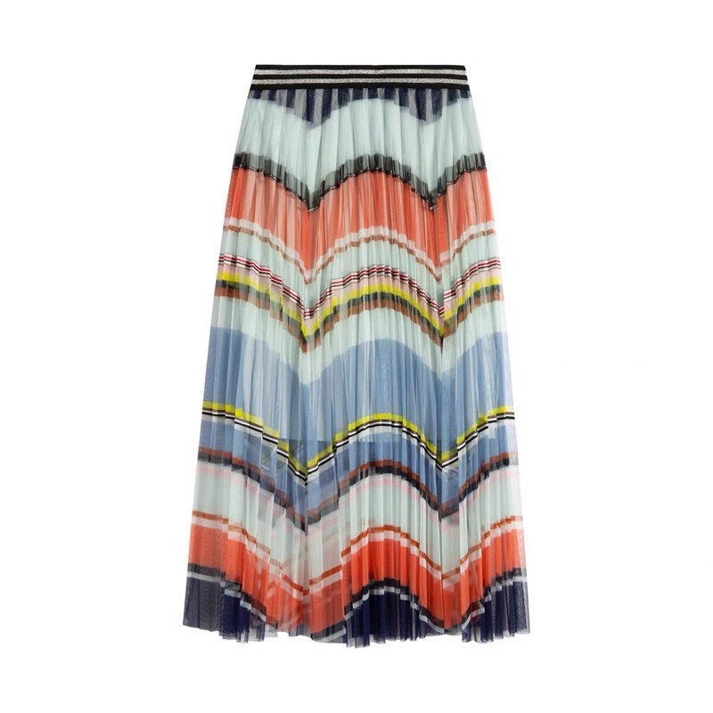 Chân váy phối màu Lily