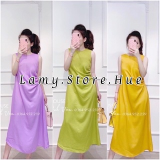 Váy suông xoắn eo - Hình thật shop chụp