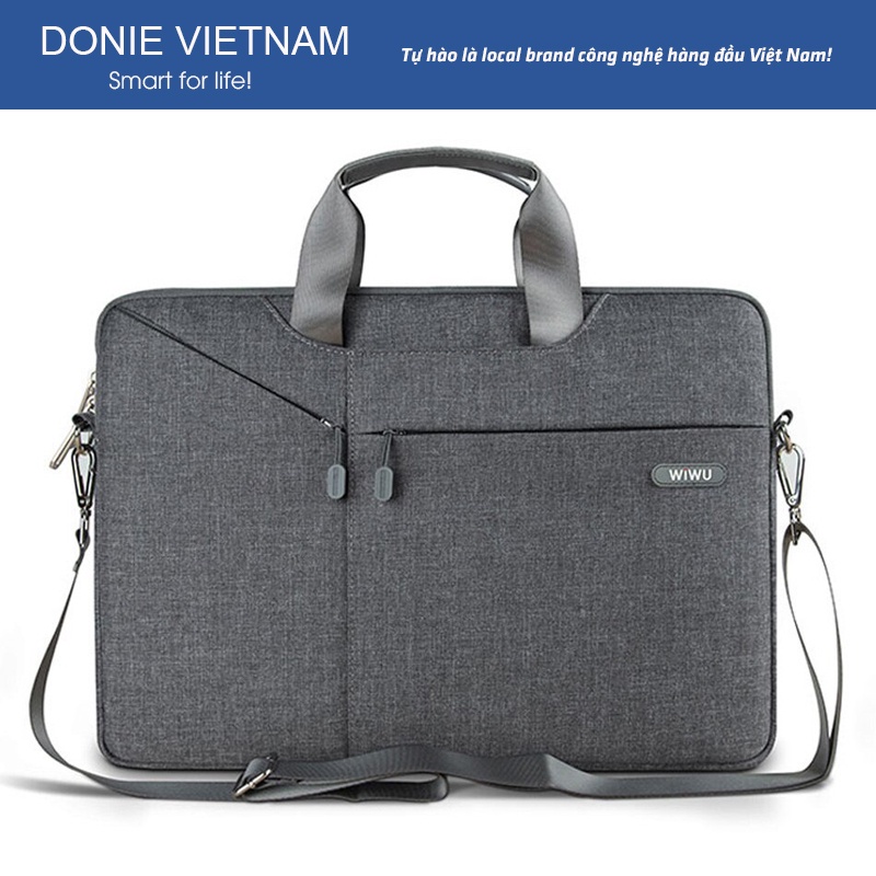 Túi chống sốc Wiwu multi pockets bags cho laptop, macbook đủ dòng | BigBuy360 - bigbuy360.vn