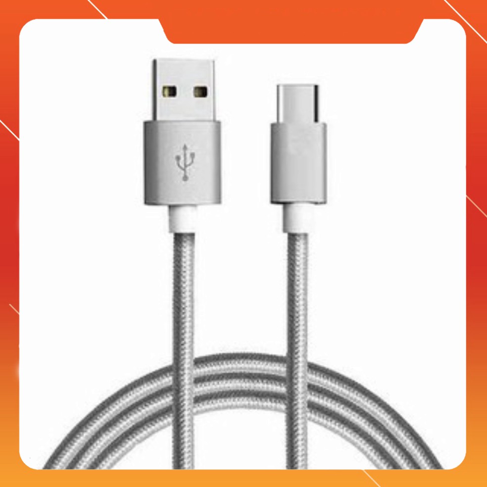 Cáp Sạc Usb Type-C 3 Mét Bọc Dù Cực Bền
