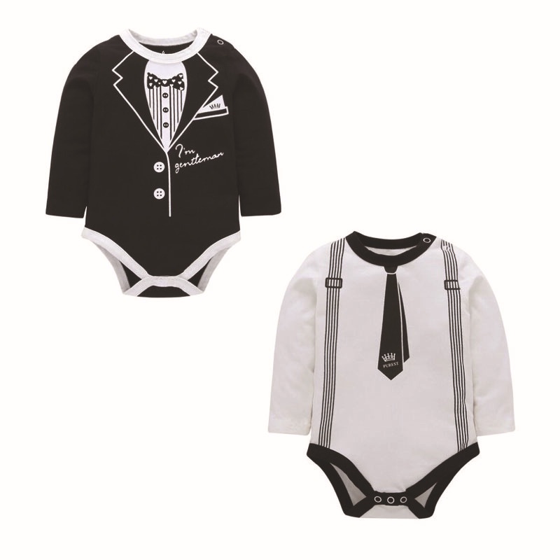 Áo Liền Quần Tam Giác Bằng Cotton Tay Ngắn In Họa Tiết One Piece Thanh Lịch Dành Cho Bé Trai Gái 0-18 Tháng Tuổi
