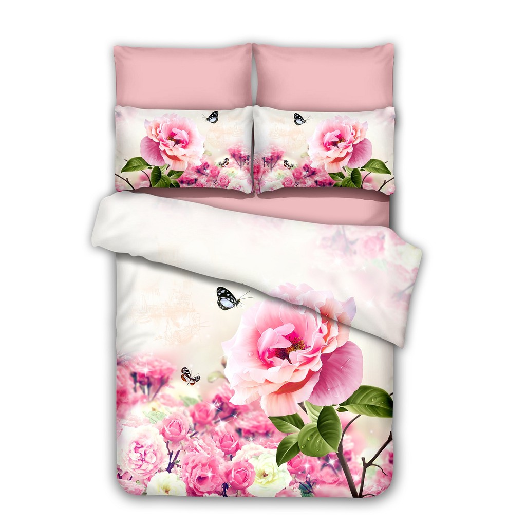 Bộ chăn ga áo gối Micro Satin NV Venecia 1m6x2m 1m8x2m +30cm
