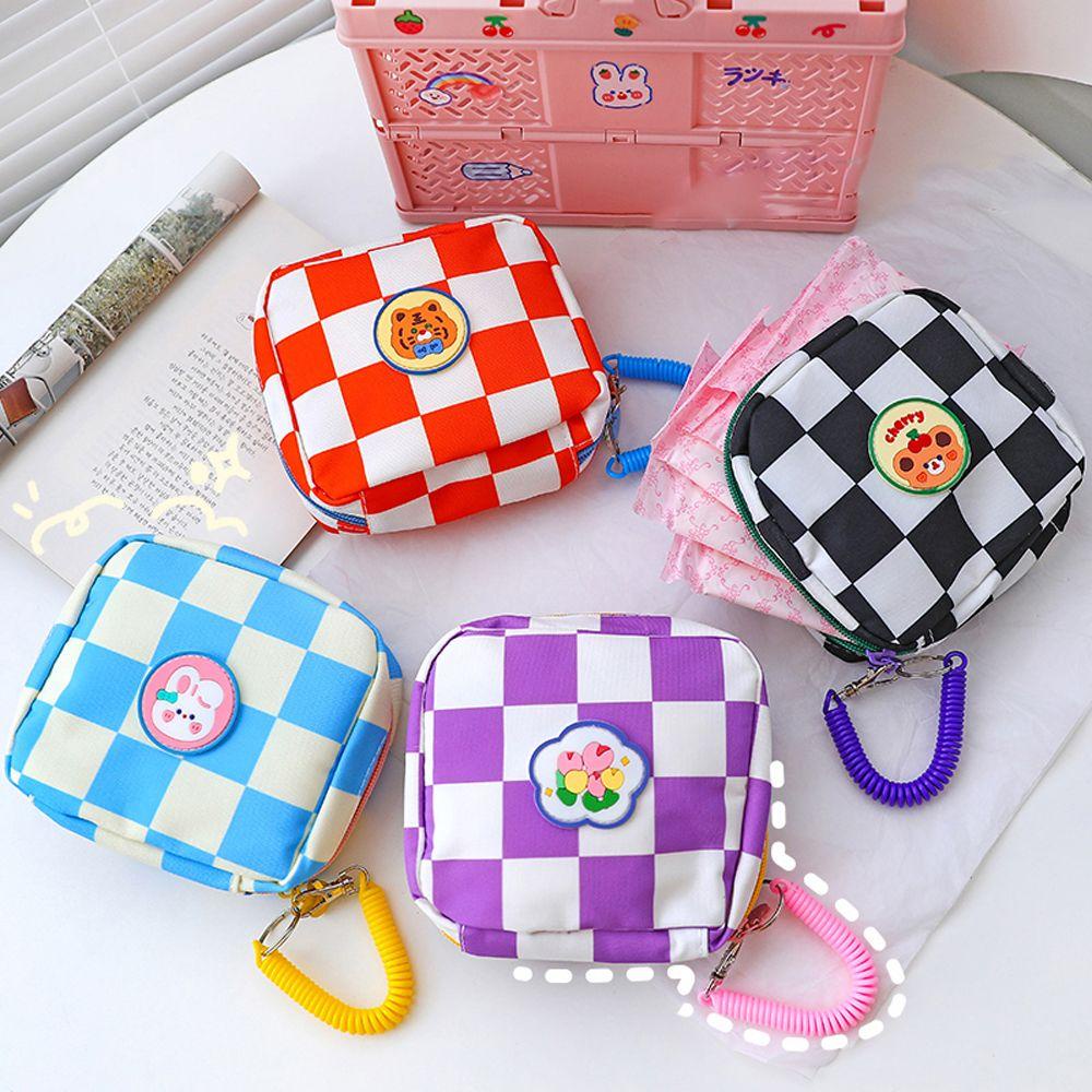 Túi Đựng Băng Vệ Sinh Bằng Da PU Họa Tiết Hoa Xinh Xắn