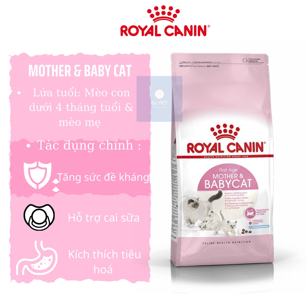 Thức ăn dạng hạt Royal Canin dành cho mèo mọi lứa tuổi