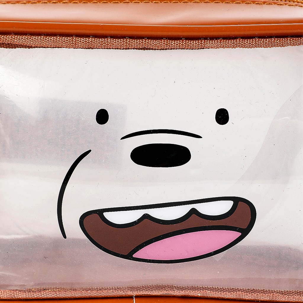 Túi đựng mỹ phẩm chống nước Miniso Bare Bears (Nhiều màu) - Hàng chính hãng túi đựng đồ du lịch cá nhân