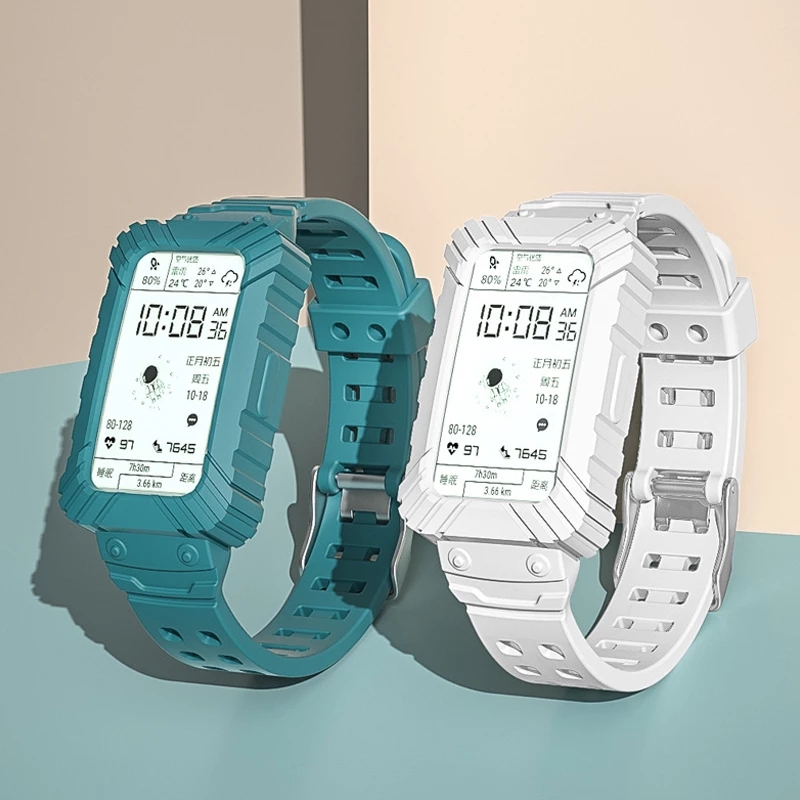 Dây Đeo Silicone Thay Thế Cho Đồng Hồ Huawei Honor Band 8 7 6 Pro