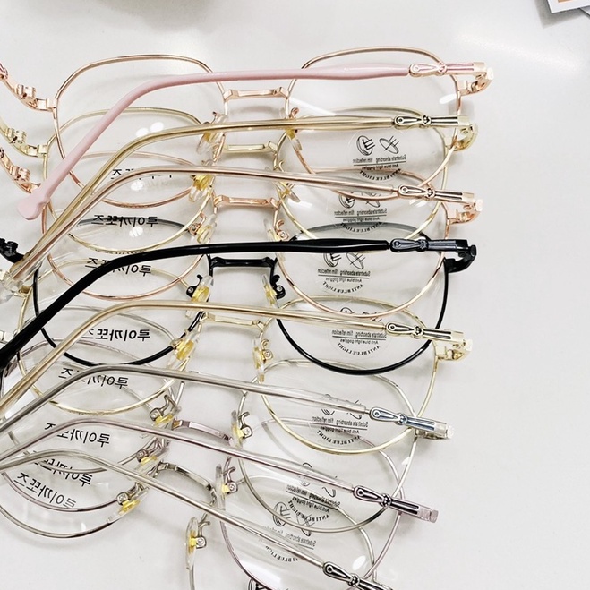 Mắt Kính Gọng Cận Cao Cấp Form Vuông 641 72659 Lyly Phong Cách Ulzzang Siêu Xinh - Hazo