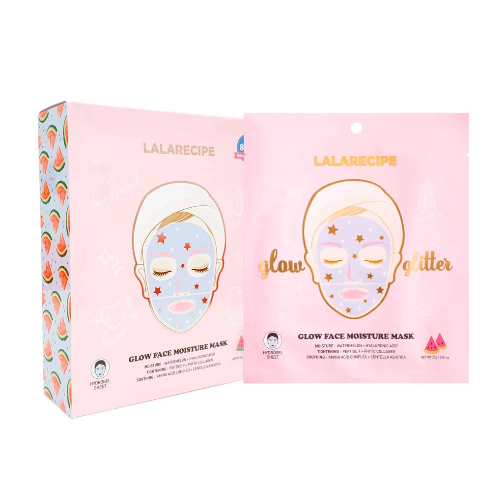 Mặt nạ Lalarecipe dưỡng ẩm làm mát da Lalarecipe glow face moisture mask 23g NPP Shoptido