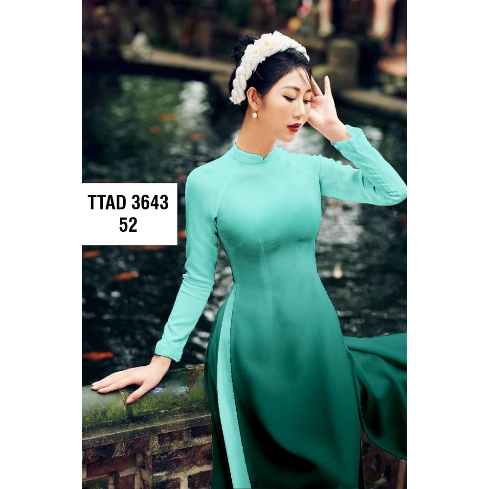 VẢI MAY ÁO DÀI IN KỸ THUẬT SỐ MÀU SẮC OMBRE