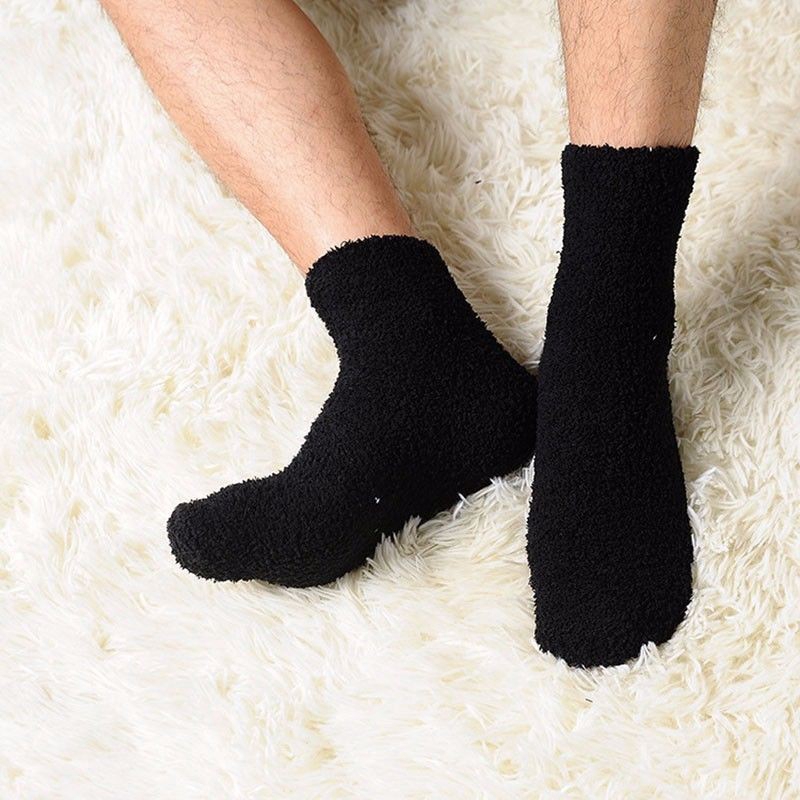 Vớ bông mềm cổ cao ấm áp cho nam và nữ
