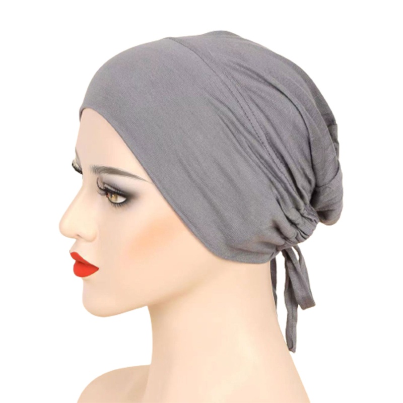 Mũ Trùm Đầu Co Giãn Màu Trơn Phong Cách Hồi Giáo Cho Ngày Valentine