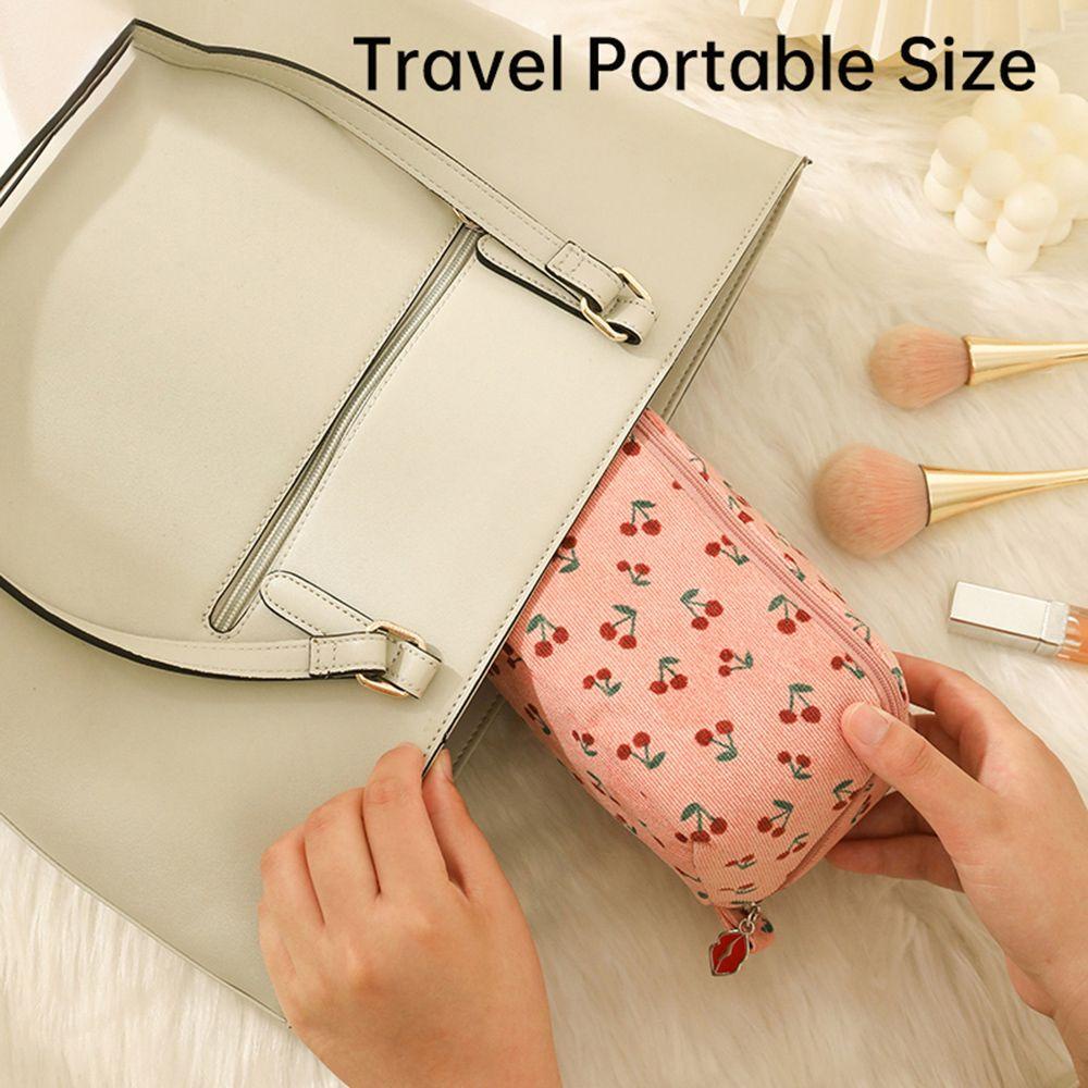 Túi Da PU Đựng Mỹ Phẩm Chống Thấm Nước Tiện Dụng Khi Đi Du Lịch